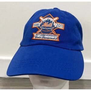Vintage Baseball New York Mets 25th Anniversary World Champions 1986-2011 Hat